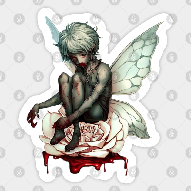Zombie Fairies - Aaron Sticker by CAutumnTrapp